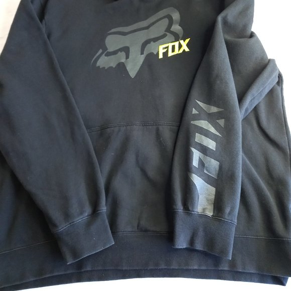 Fox Racing Black Hoodie Sweatshirt (2XL) - Picture 9 of 12